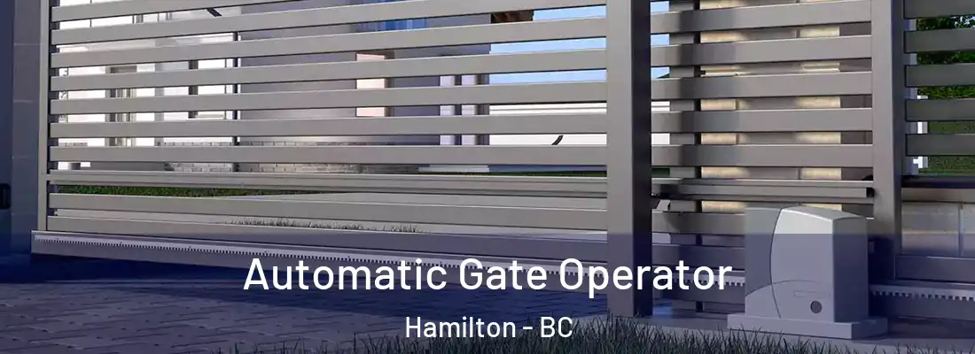  Automatic Gate Operator Hamilton - BC