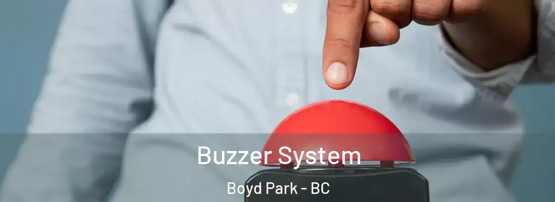  Buzzer System Boyd Park - BC