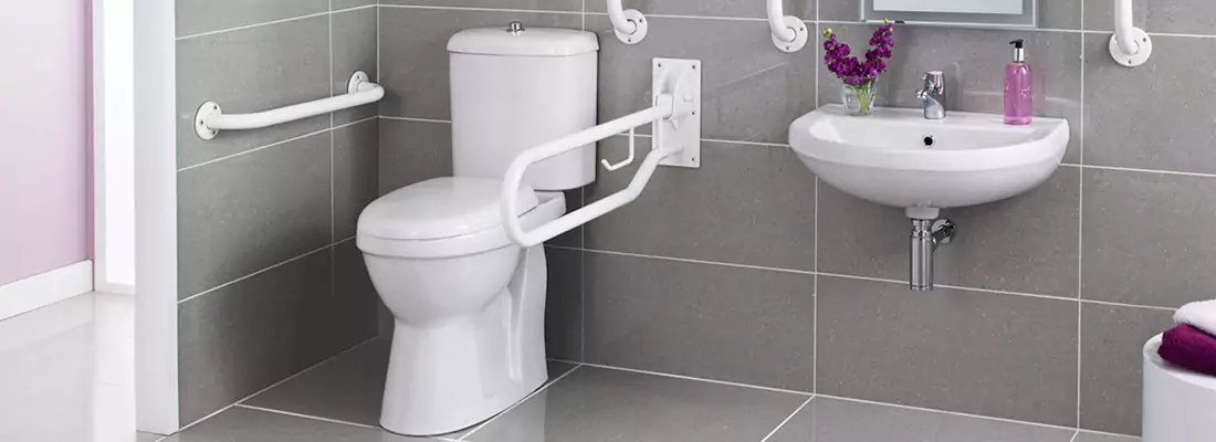 Modern Handicap Bathroom Solutions with Safety Features in Anderson, BC
