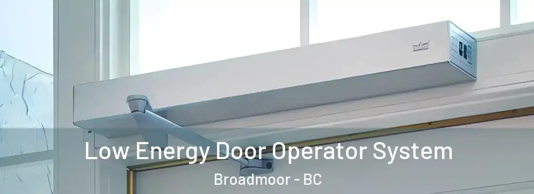  Low Energy Door Operator System Broadmoor - BC