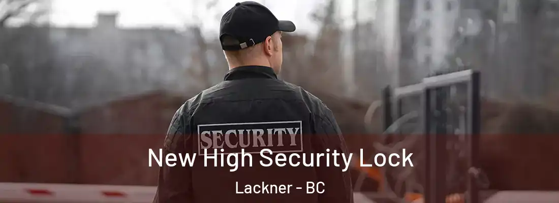  New High Security Lock Lackner - BC