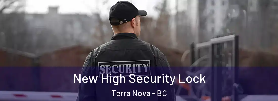  New High Security Lock Terra Nova - BC