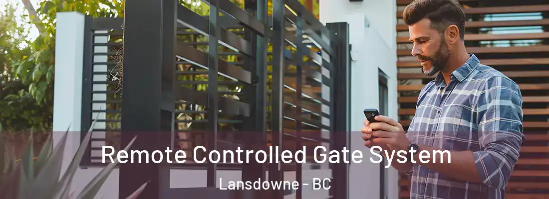  Remote Controlled Gate System Lansdowne - BC