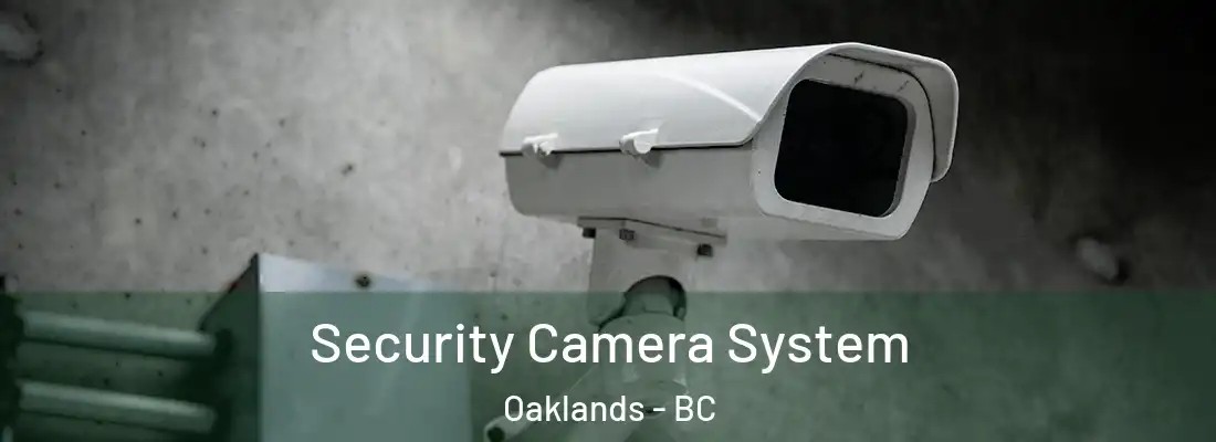  Security Camera System Oaklands - BC